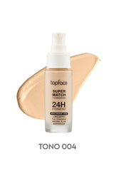 Base liquida Super match foundation 24h hydrating de Topface