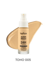 Base liquida Super match foundation 24h hydrating de Topface
