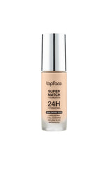 Base liquida Super match foundation 24h hydrating de Topface