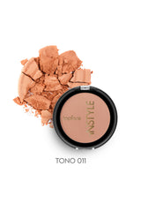 Blush on INSTYLE en polvo con aceite de macadamia