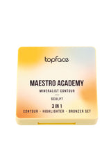 Maestro Academy contour 3 en 1 (iluminador, bronzer y contorno)