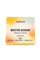 Maestro Academy contour 3 en 1 (iluminador, bronzer y contorno)