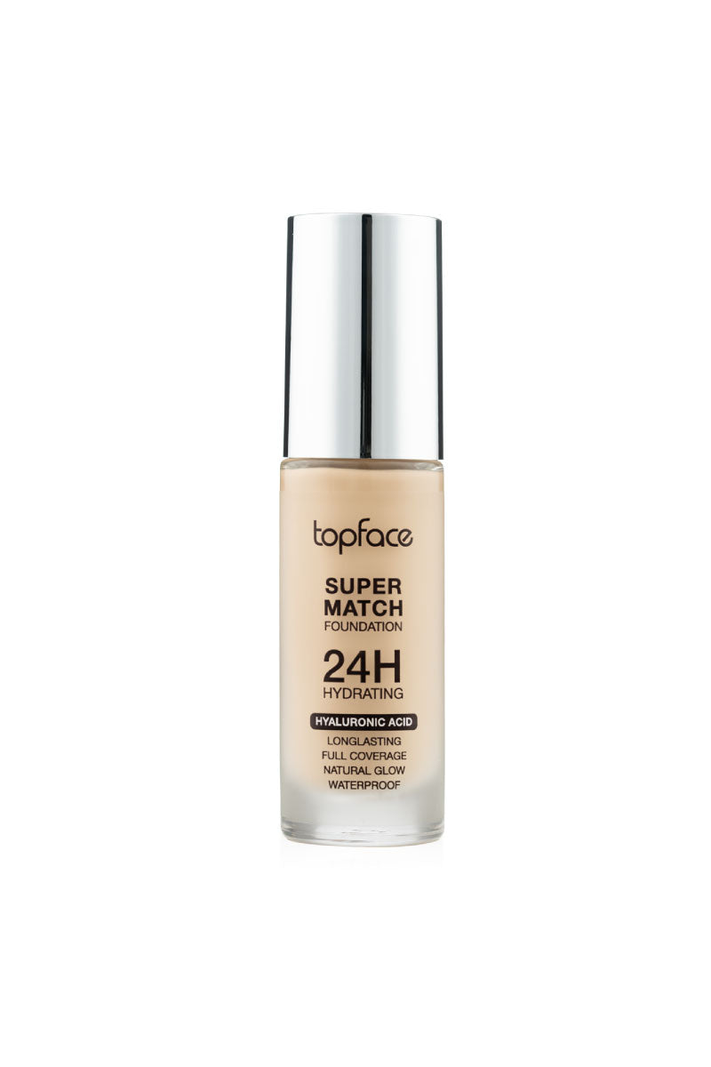 Base liquida Super match foundation 24h hydrating de Topface