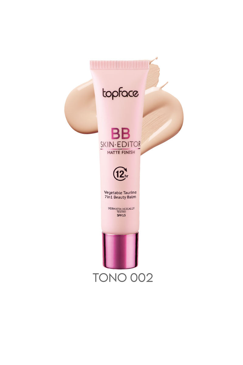 BB cream skin editor matte finish 12H de Topface