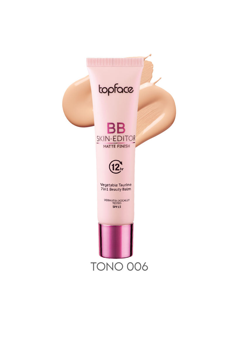BB cream skin editor matte finish 12H de Topface