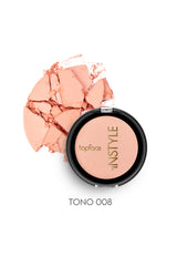 Blush on INSTYLE en polvo con aceite de macadamia