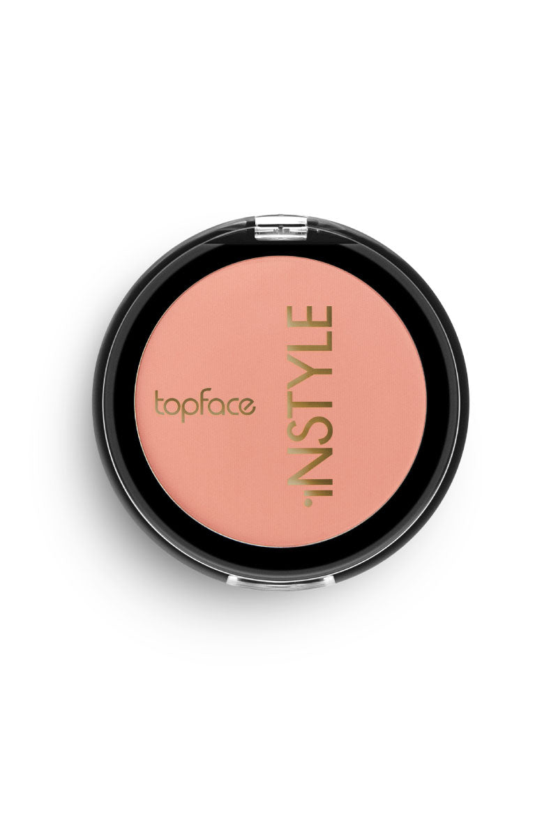 Blush on INSTYLE en polvo con aceite de macadamia